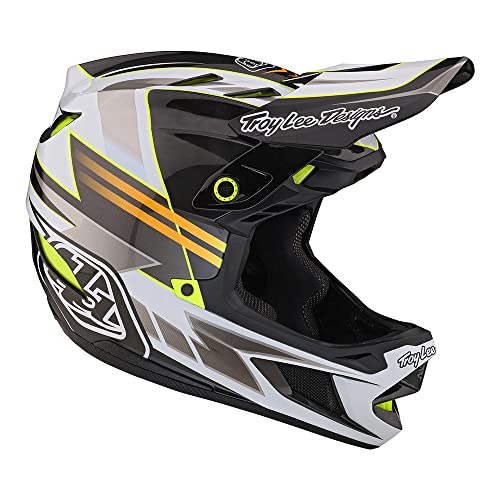 Troy Lee Designs D4 Carbon Full Face Mountain Bike Helmet for Max Ventilation Lightweight MIPS EPP EPS Racing Downhill DH BMX MTB - Adult Men Women