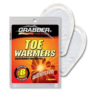 GRABBER WARMERS Grabber Excursion Multi-Pack Warmer Box, 8 Pair Hand, 8 Pair Toe, 8 Peel N' Stick Body Warmers, 24-Count
