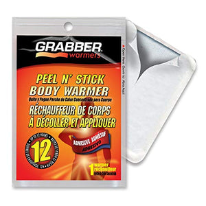 GRABBER WARMERS Grabber Excursion Multi-Pack Warmer Box, 8 Pair Hand, 8 Pair Toe, 8 Peel N' Stick Body Warmers, 24-Count