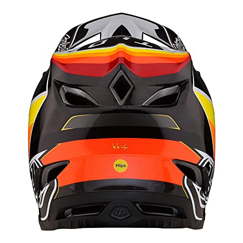 Troy Lee Designs D4 Carbon Full Face Mountain Bike Helmet for Max Ventilation Lightweight MIPS EPP EPS Racing Downhill DH BMX MTB - Adult Men Women
