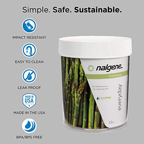 Nalgene Kitchen Storage Jar, 16-Ounce, Clear