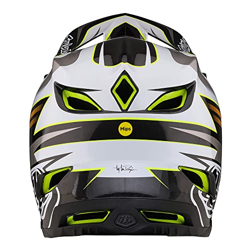 Troy Lee Designs D4 Carbon Full Face Mountain Bike Helmet for Max Ventilation Lightweight MIPS EPP EPS Racing Downhill DH BMX MTB - Adult Men Women