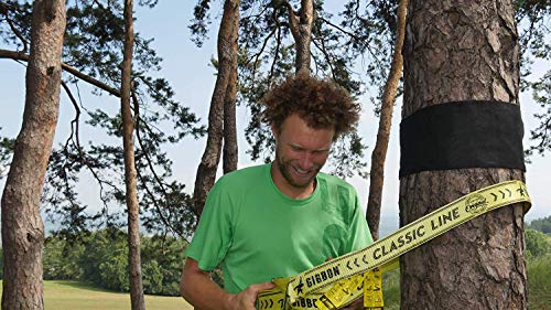 Gibbon Slacklines Tree Wear, Protection for Tree and line, Black Felt, Length: 3ft, Width: 0,5ft