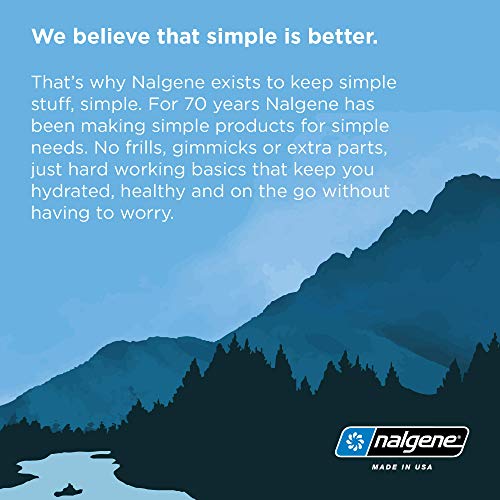 Nalgene HDPE Narrow Mouth BPA-Free Water Bottle, 16 oz
