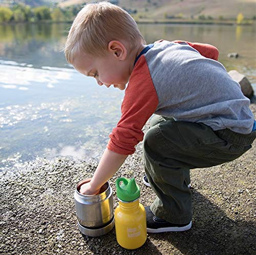 Klean Kanteen Single Wall Stainless Steel Food Canister Container with Leak Proof Stainless Steel Interior Lid