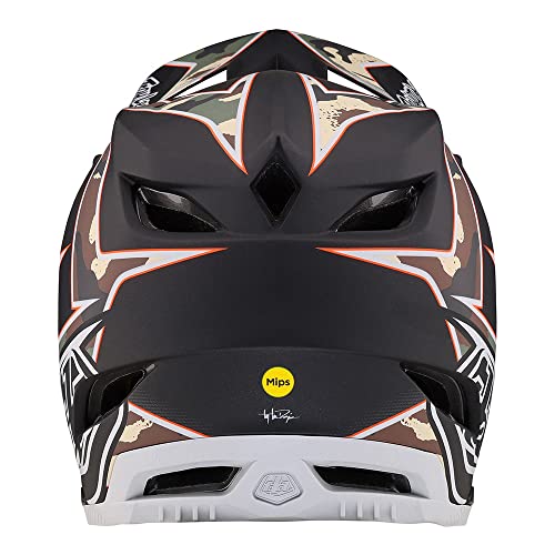 Troy Lee Designs Adult | Downhill | Mountain Bike | BMX | Full Face D4 Composite Helmet Stealth W/MIPS