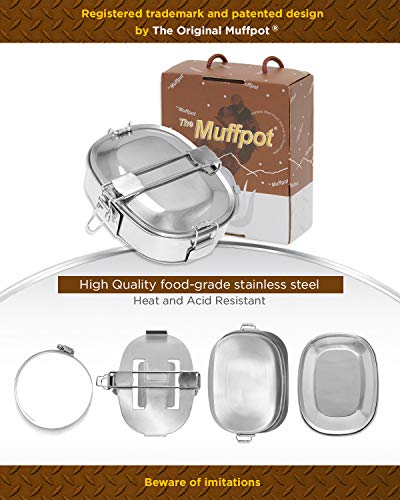 The Original MuffPot Exhaust Food Warmer for Motorsports Vehicles. Snowmobile, ATV, UTV, and Motorcycles