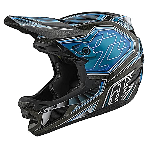 Troy Lee Designs Adult|Downhill|Mountain Bike|BMX|Full Face D4 Composite Helmet Low Rider W/MIPS (Teal, SM)