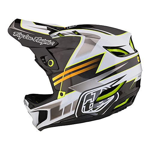 Troy Lee Designs D4 Carbon Full Face Mountain Bike Helmet for Max Ventilation Lightweight MIPS EPP EPS Racing Downhill DH BMX MTB - Adult Men Women