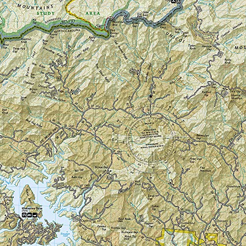 Fontana and Hiwassee Lakes [Nantahala National Forest] (National Geographic Trails Illustrated Map, 784)