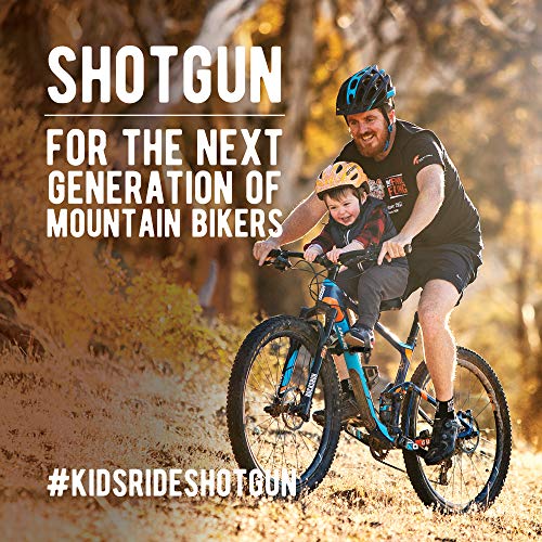 SHOTGUN Kids Bike Seat for Mountain Bikes | Front Mounted Bicycle Seats for Children 2-5 Years (up to 48 Pound) | Compatible with All Adult MTB | Easy to Install
