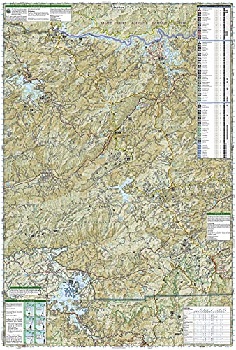 Fontana and Hiwassee Lakes [Nantahala National Forest] (National Geographic Trails Illustrated Map, 784)