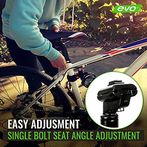 EVO Kalloy Bike Seat Stem Post - Black