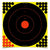 Birchwood Casey Shoot‚ Self Adhesive Targets 17.25" Bull's Eye Pack, 100 Targets"