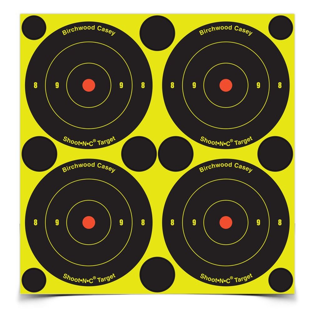Birchwood Casey Shoot‚ Self Adhesive Targets 3" Bull's Eye, Pack"