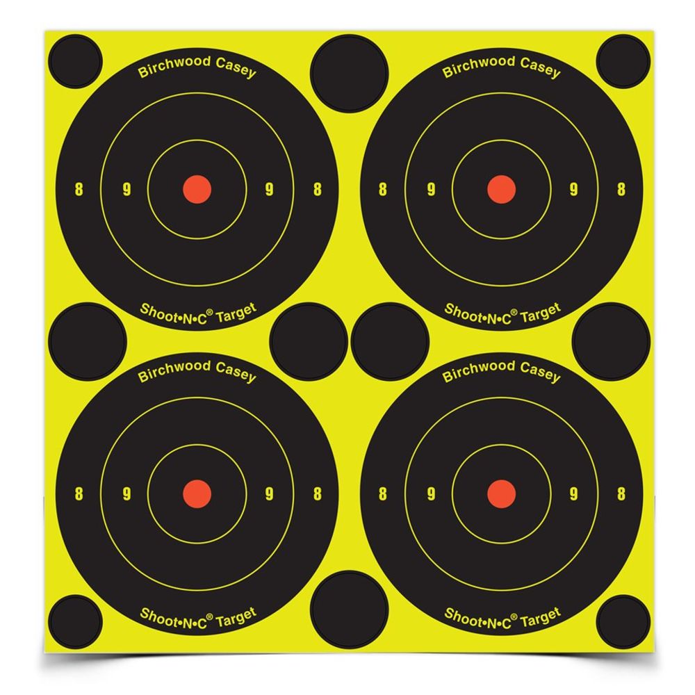 Birchwood Casey Shoot‚ Self Adhesive Targets 3" Bull's Eye, Pack"