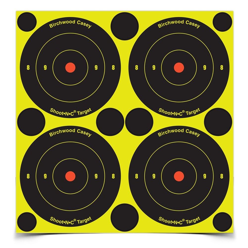Birchwood Casey Shoot‚ Self Adhesive Targets 3" Bull's Eye Pack, 4,000 Targets"