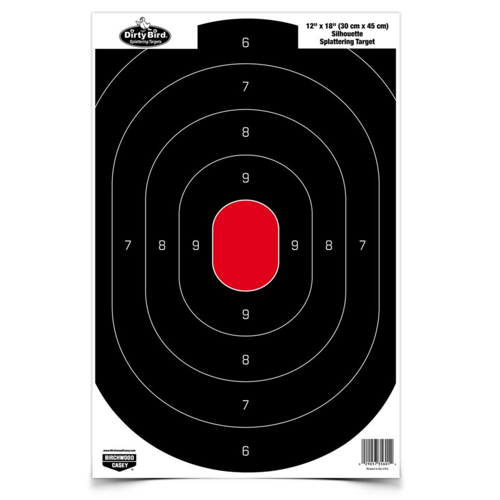 Birchwood Casey Dirty Bird Silhouette Target 12" X 18", 100 Targets"