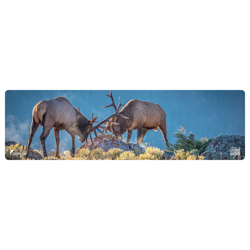 Cerus Gear Elk Rut Wildlife Magnum Gun Mat Full Color, 14" X 48"
