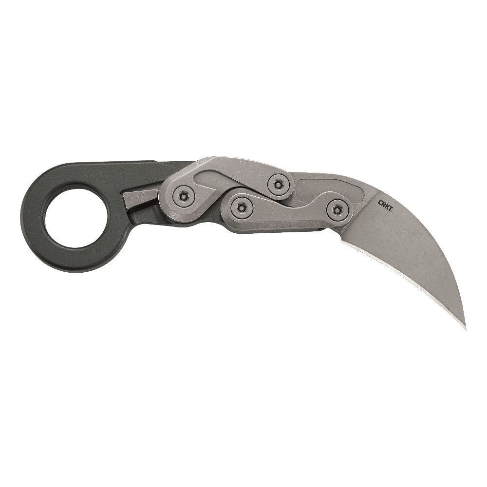 Columbia River Provoke Compact Gray, Drop Point, Plain Edge, 2.26\ Blade"
