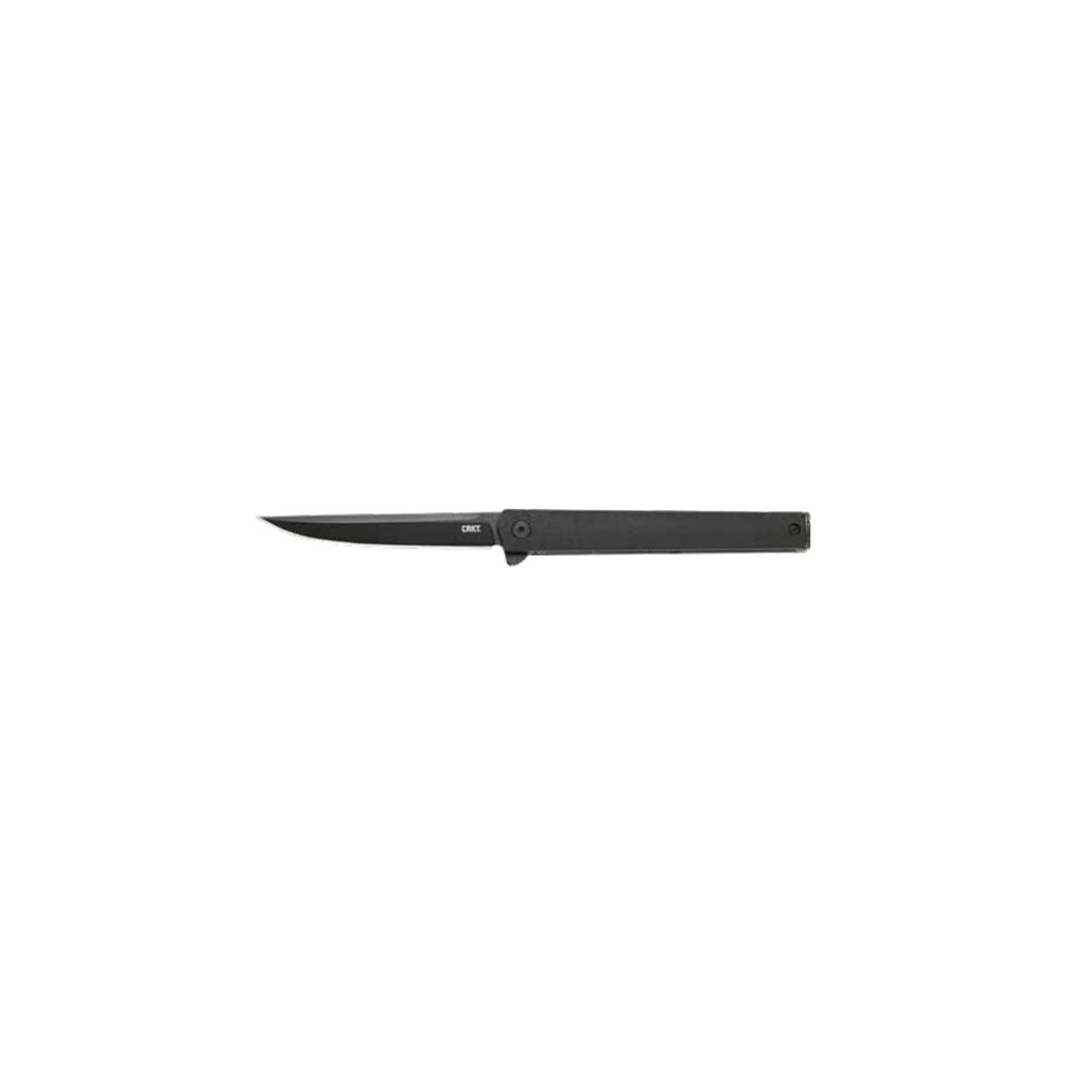 Columbia River Ceo Folding Knife Black, Plain Edge, Drop Point, 3.35\ Blade"