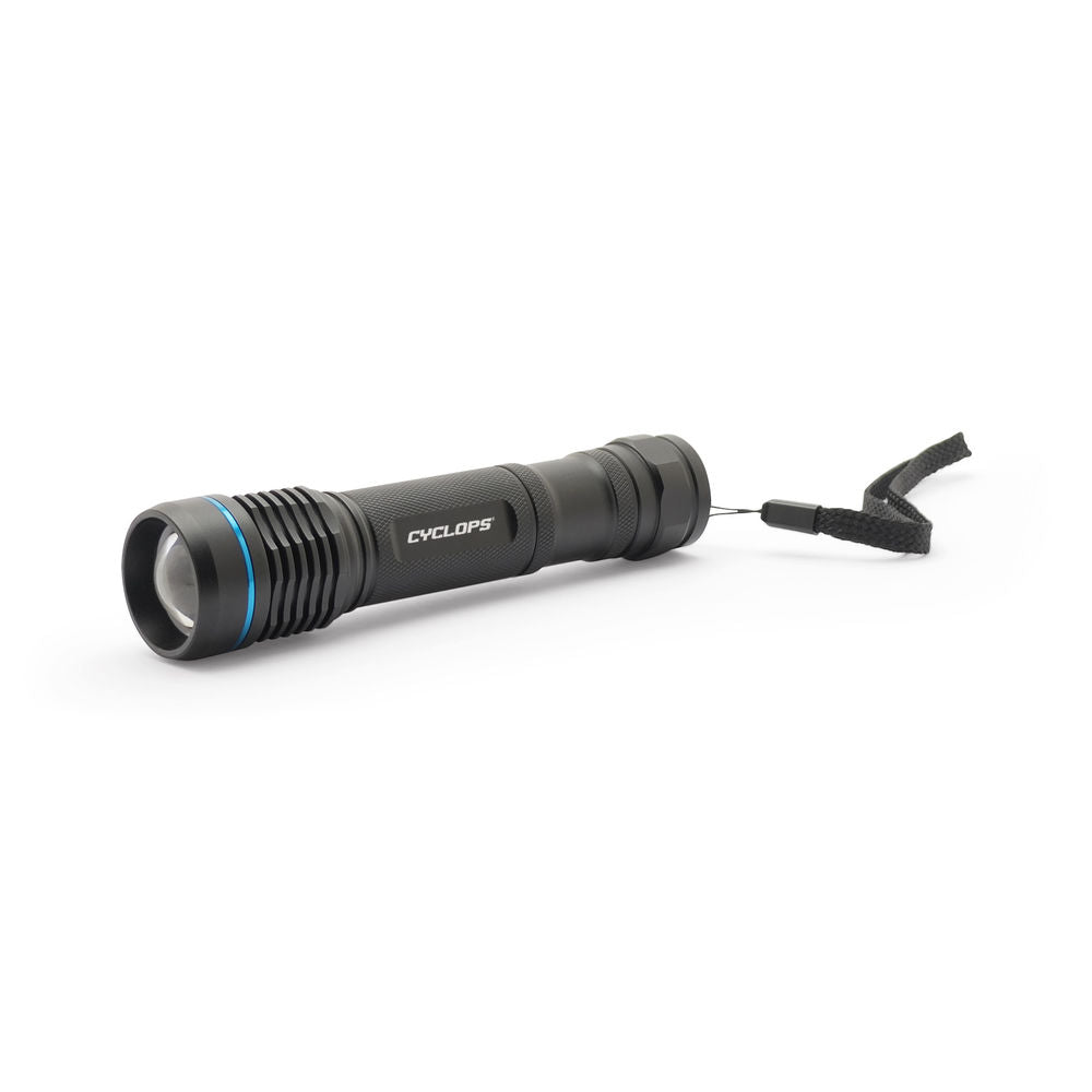 Cyclops Steropes Rechargeable Flashlight Black, 700 Lumens