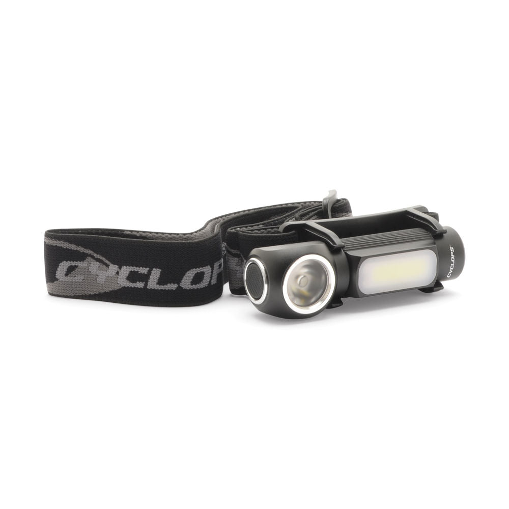 Cyclops Hades Horizon Headlamp Black, 500 Lumens