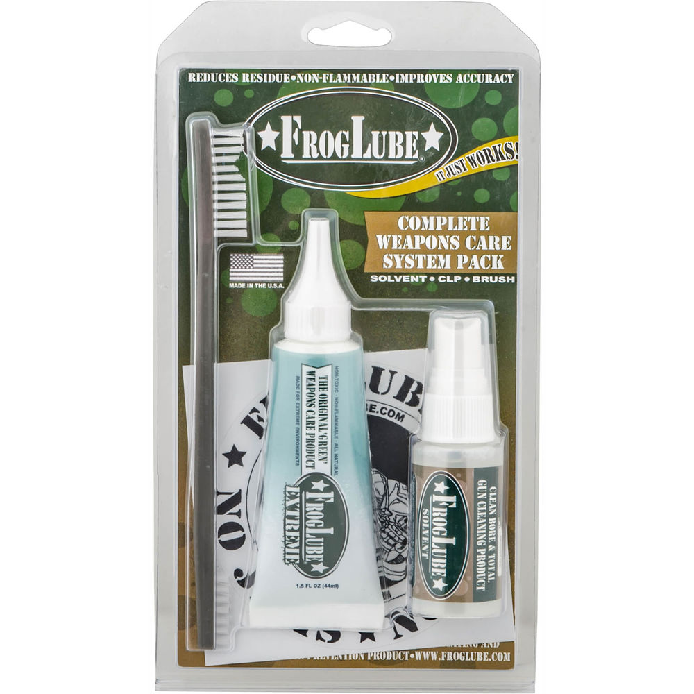 Frog Lube Froglube Clamshell Cleaning Kit Solvent Clp Brush