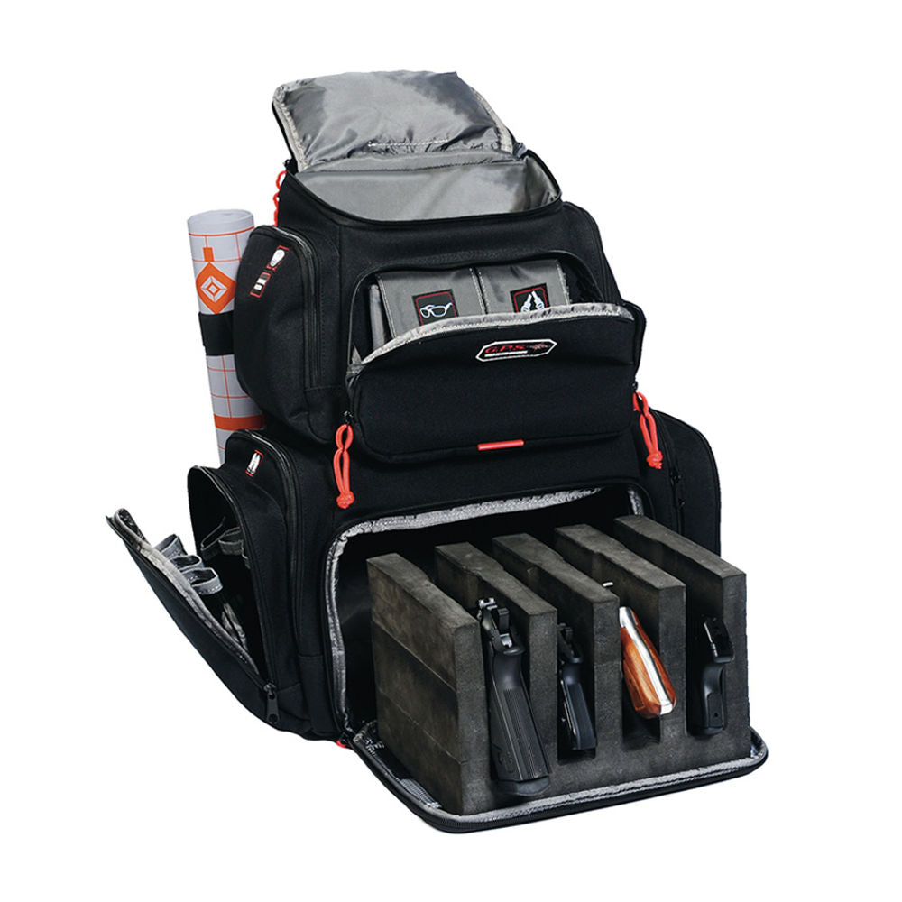 G Outdoors Freestanding Handgunner Backpack, Black