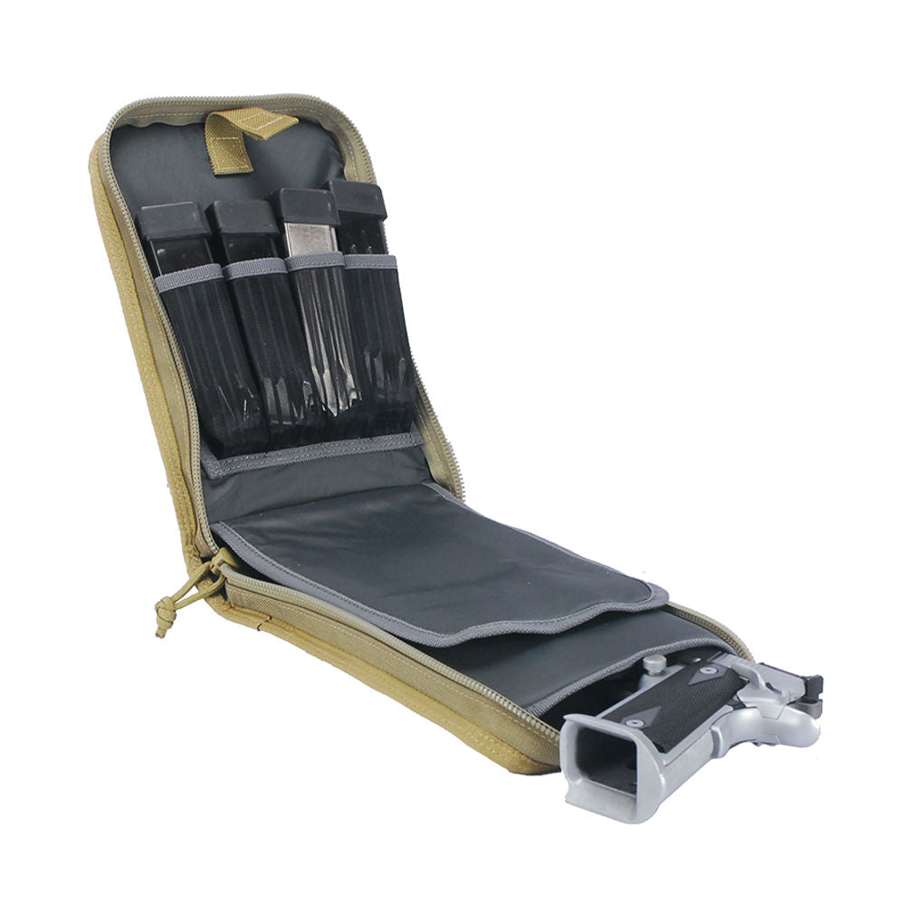 G Outdoors Tactical Pistol Case, Tan