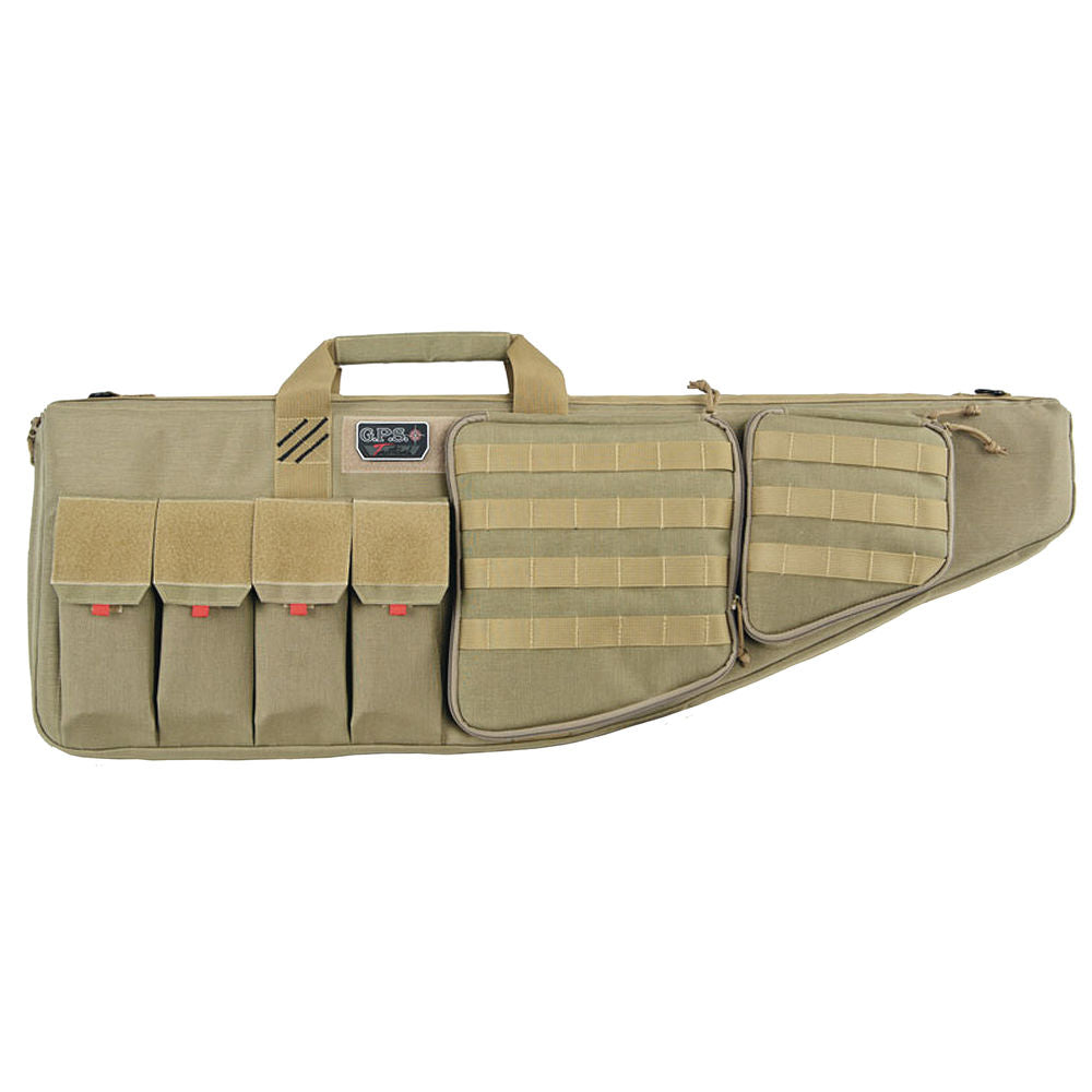 G Outdoors Tactical Ar Case With External Handgun Case, 35\, Soft, Tan"