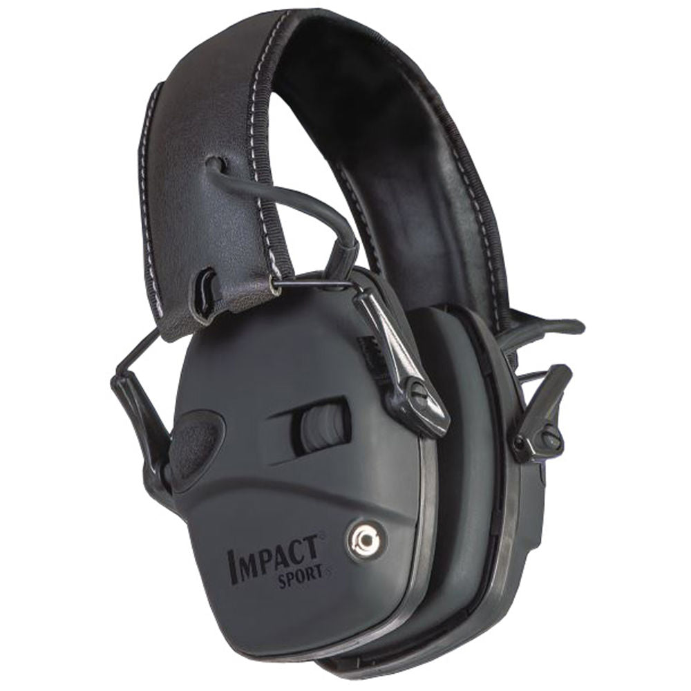 Howard Leight Impact Sport Electric Earmuff, Black Nrr 22 Db