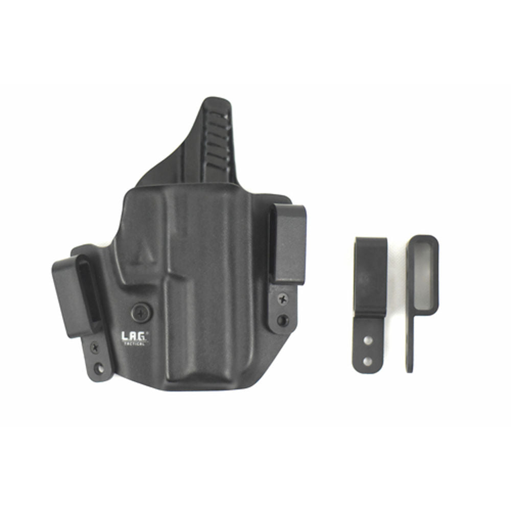 Lag Tactical The Defender Iwb Owb Combo, Springfield Hellcat, Right Hand, Black
