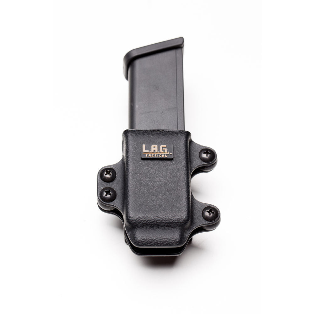 Lag Tactical M.C.S. Pistol Mag Carrier Black 9/40 Slim