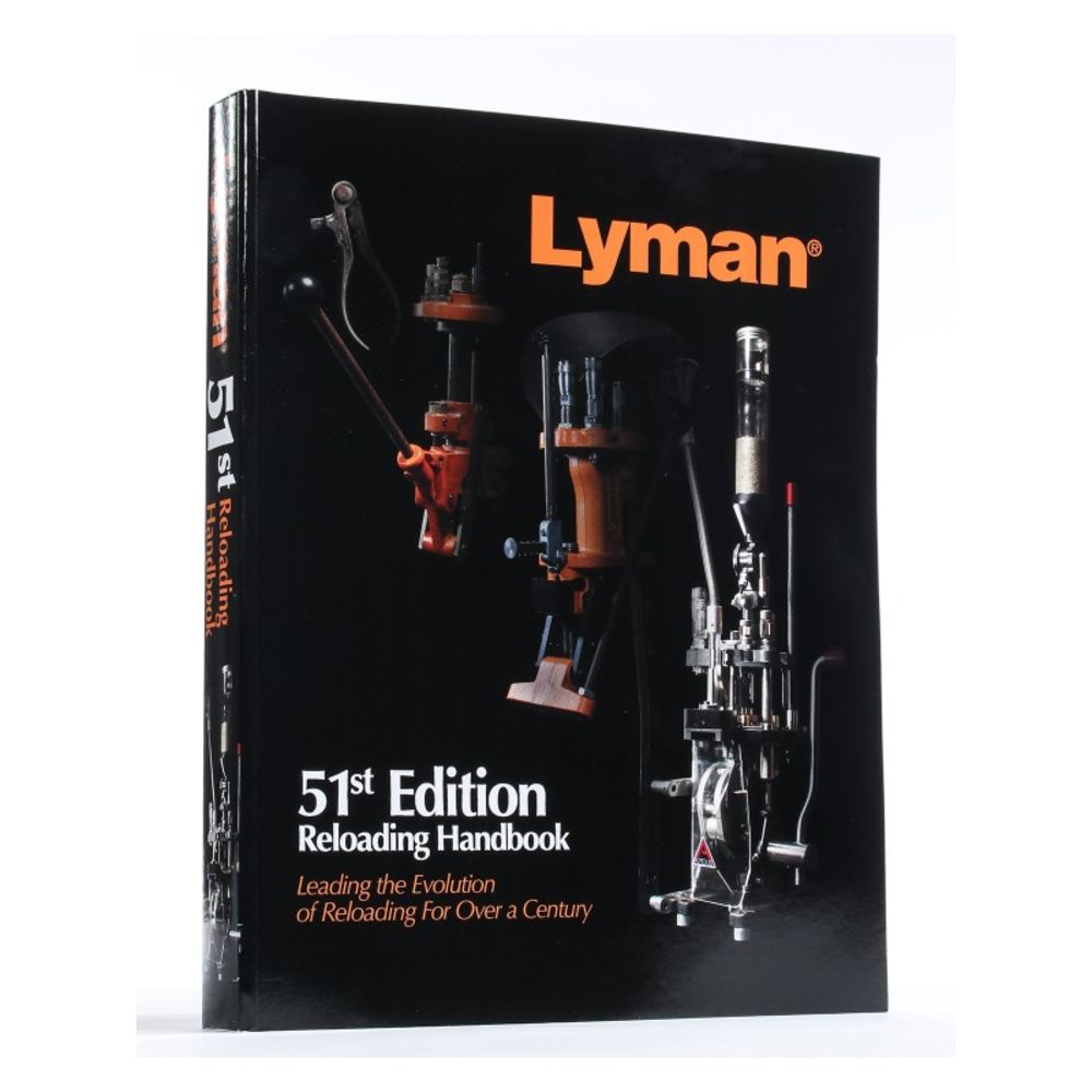 Lyman 51 St Ed Reloading Handbook Black, Softcover