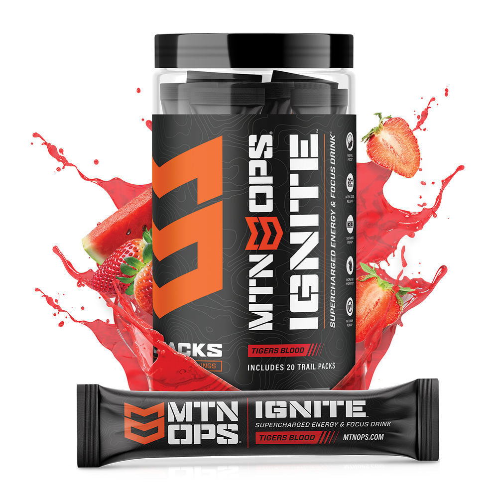 Mtn Ops Ignite Trail Supercharged Energy & Focus Blood Trail