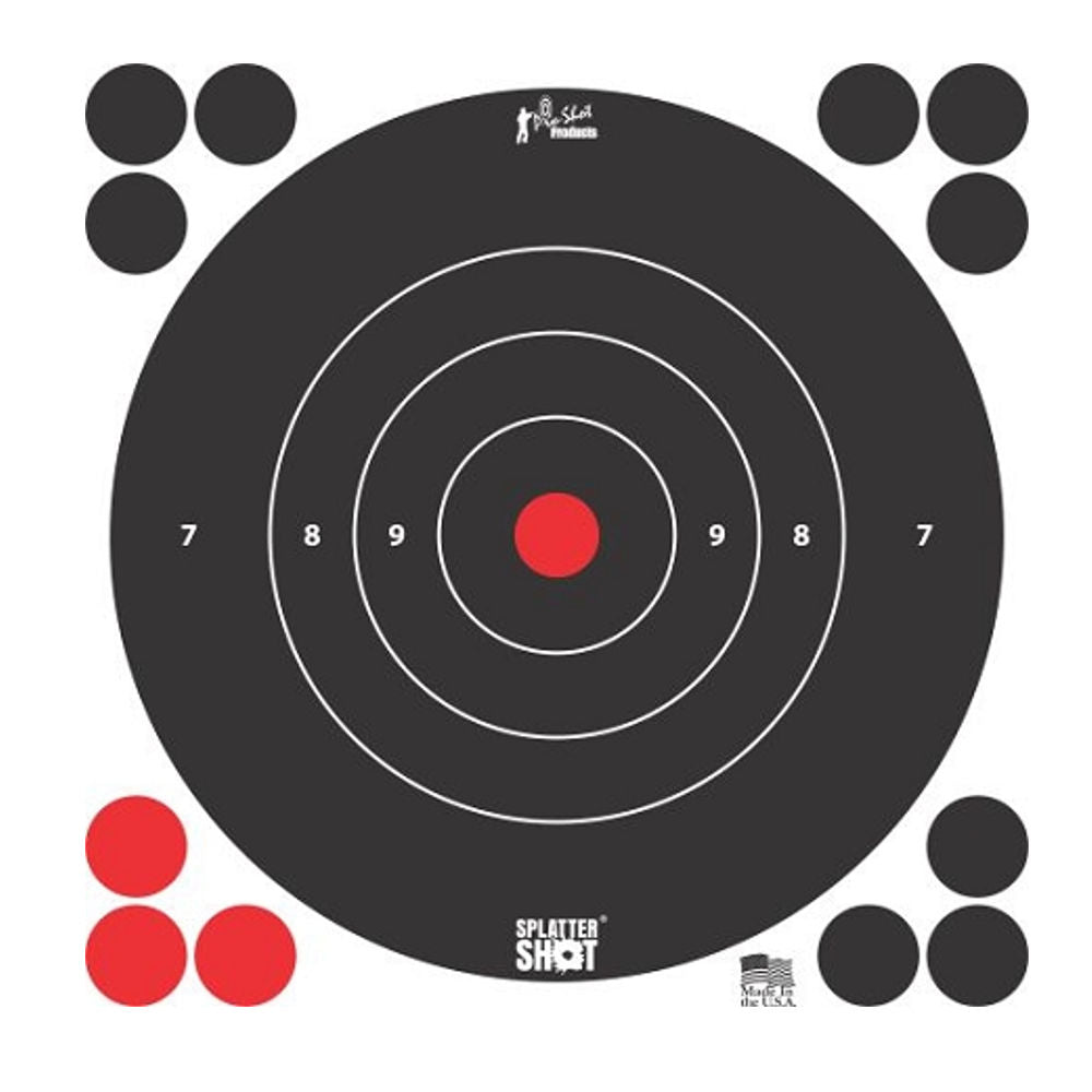 Pro Shot 12 In White Bullseye Target 12 Pk