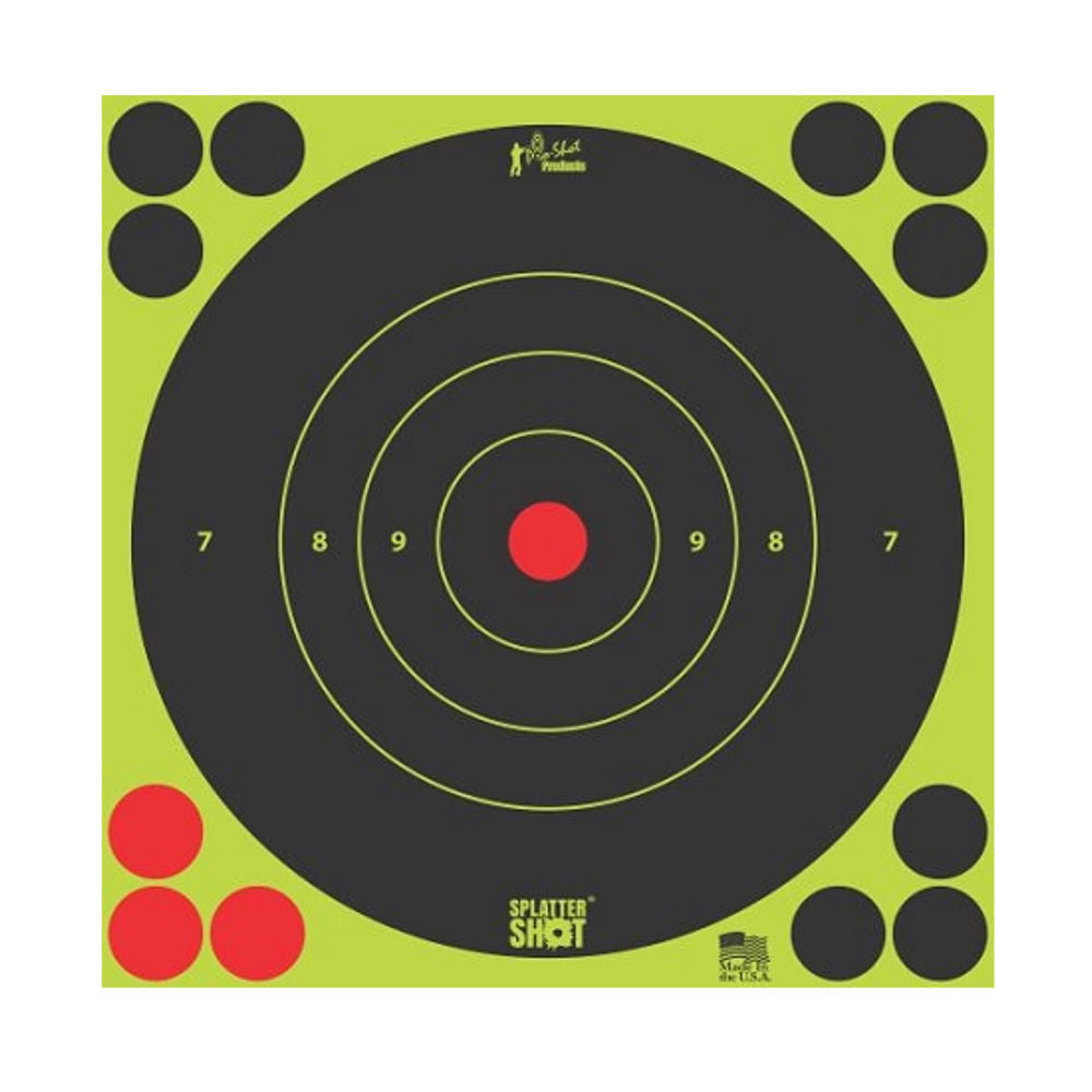 Pro Shot 8 In Green Bullseye Target 30 Qty Pk