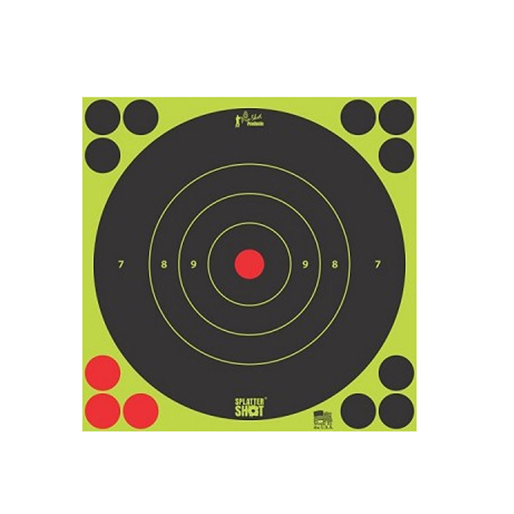 Pro Shot 17.25\ Splatter Shot Green Bullseye Target 5 Pk"