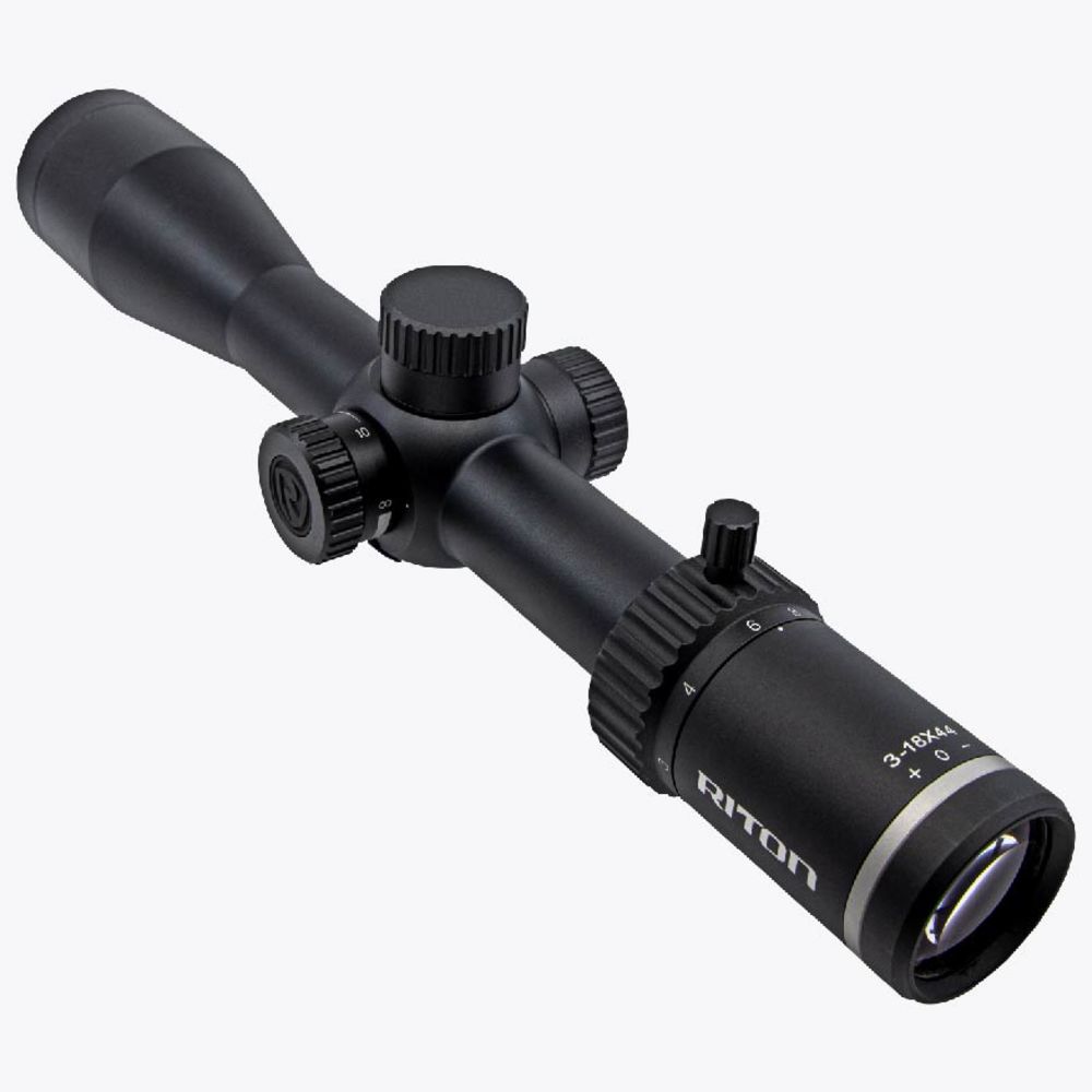 Riton Optics 5 Primal Riflescope Matte, 3 18 X44 Mm, Sfp Phr Reticle