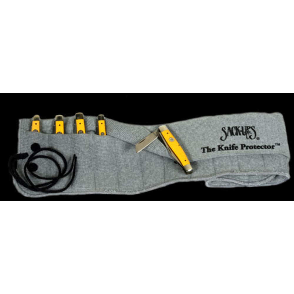 Sack Ups Knife Protector Model 807, Plain Grey, Holds 18