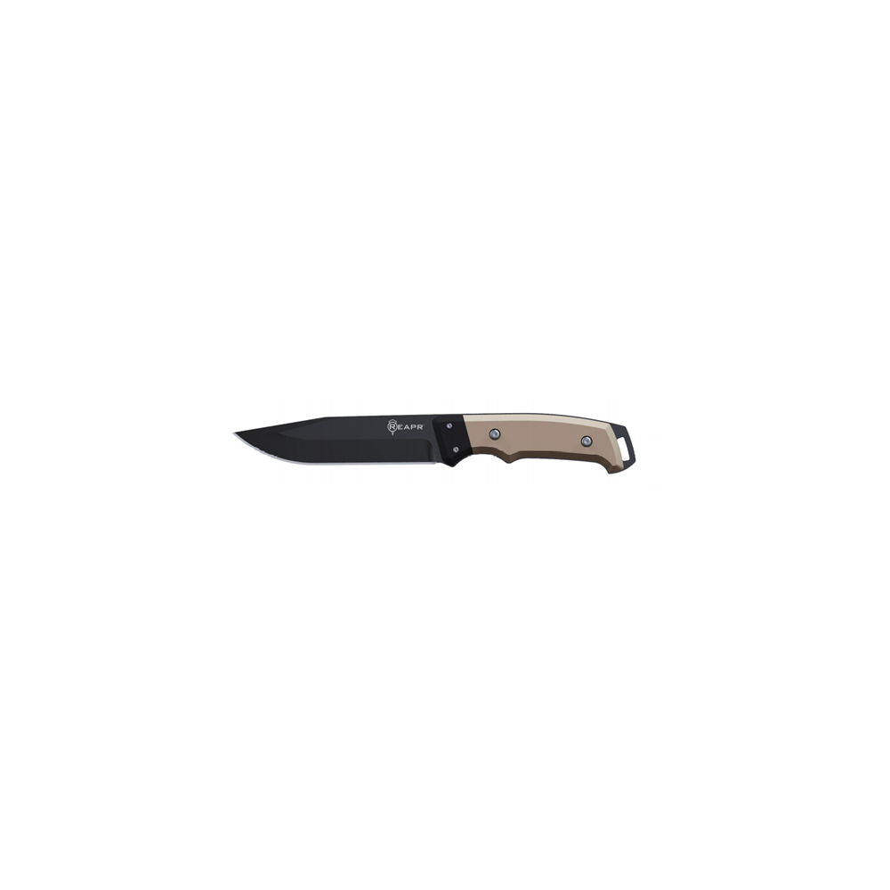 Sheffield Reapr 11009 Brigade Knife 5\ 420 Stainless Steel Drop Point Blade, Dual G10 Handle"