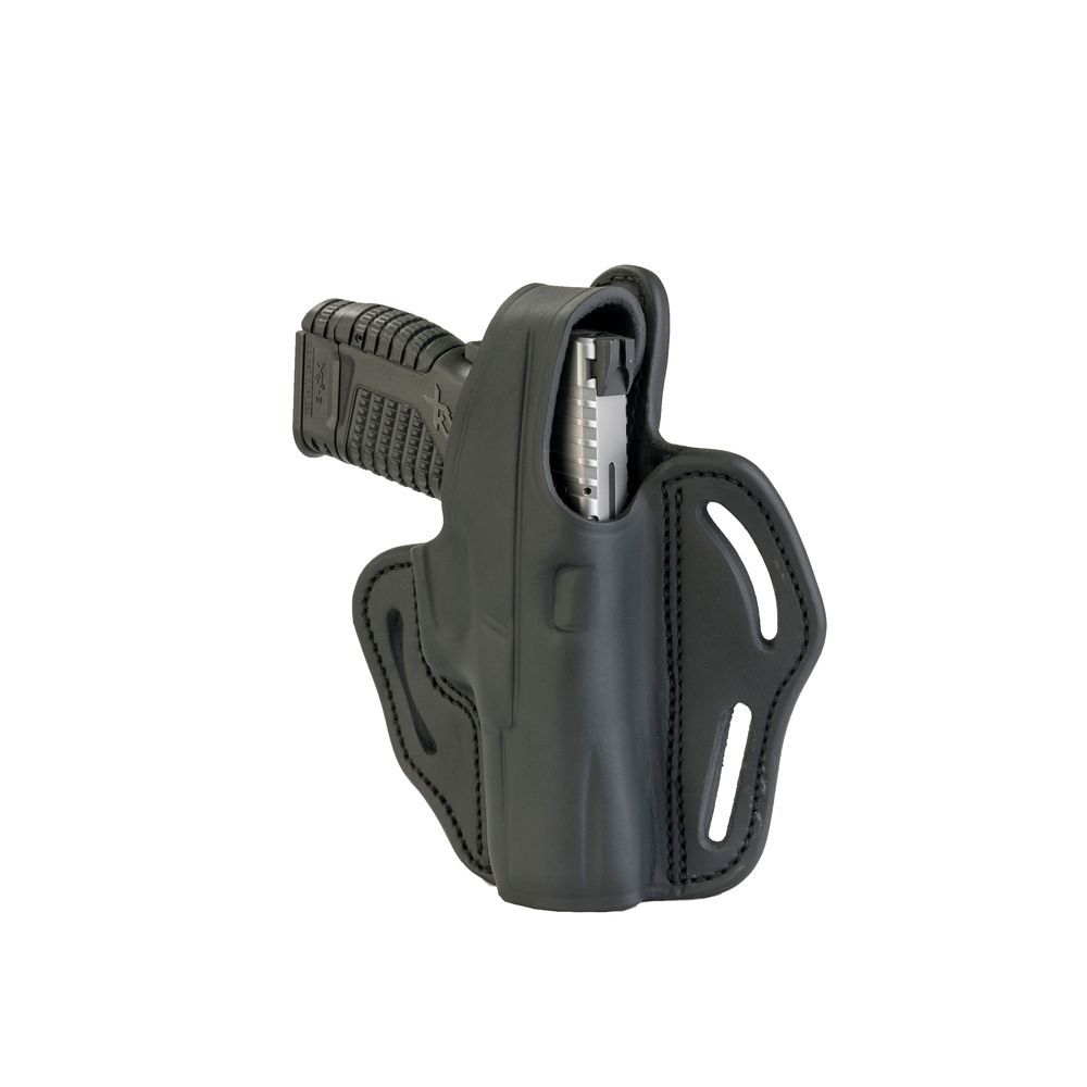 1791 Gunleather Reinforced Thumb Break Holster Stealth Black, Right Handed, Leather, Glock 17/19, Bhx3