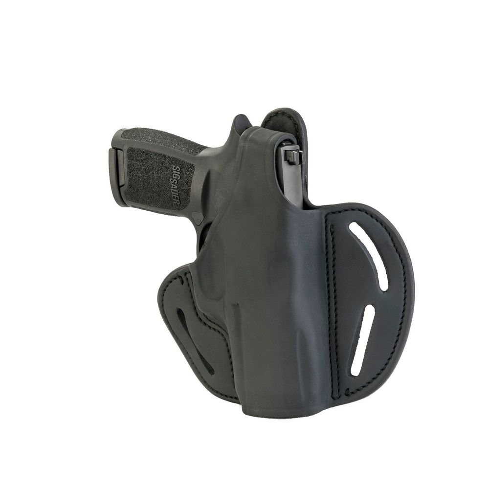 1791 Gunleather Reinforced Thumb Break Holster Stealth Black, Right Handed, Leather, Sig Sauer P320 Carry, Bhx5 S