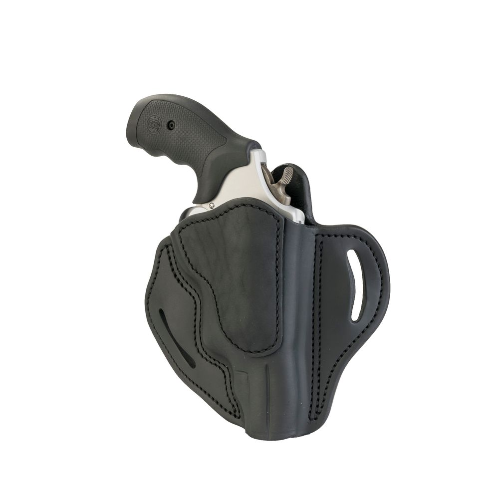 1791 Gunleather Owb Revolver Belt Holster Stealth Black, Right Handed, Leather, S&W Governor