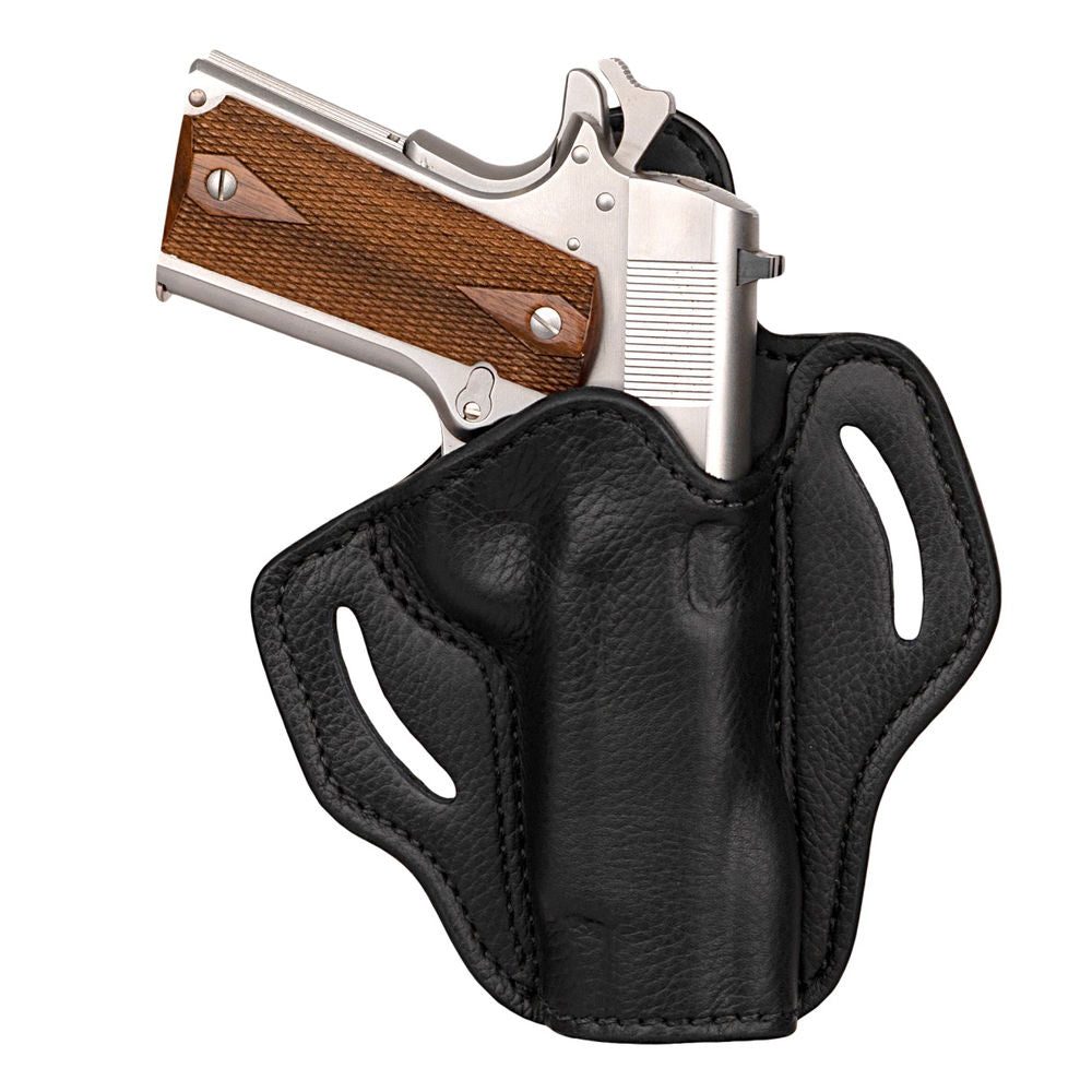 1791 Gunleather Ultra Custom Belt Holster Black, Leather, Right Handed, Size 1, 1911, 5\ Bbl"