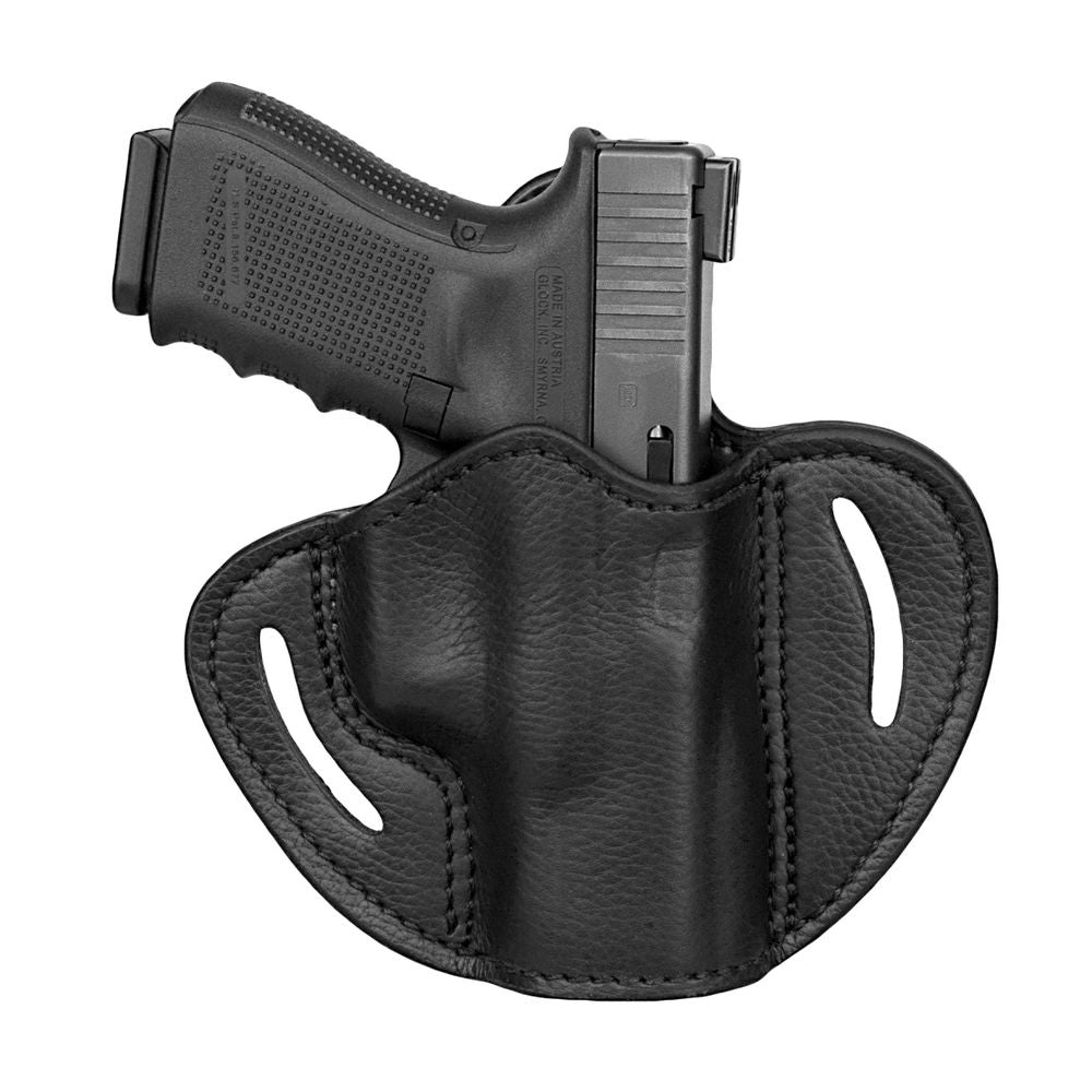 1791 Gunleather Ultra Custom Belt Holster Black, Leather, Right Handed, Size 2.1, Glock 17/19