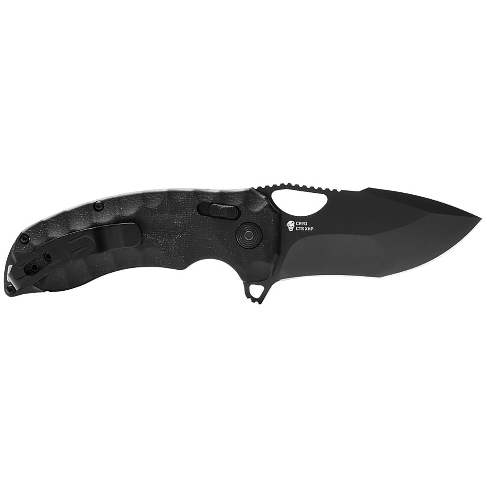 Sog Knives Kiku Xr Knife Blackout, Tanto, Plain Edge, 3.03\ Blade"