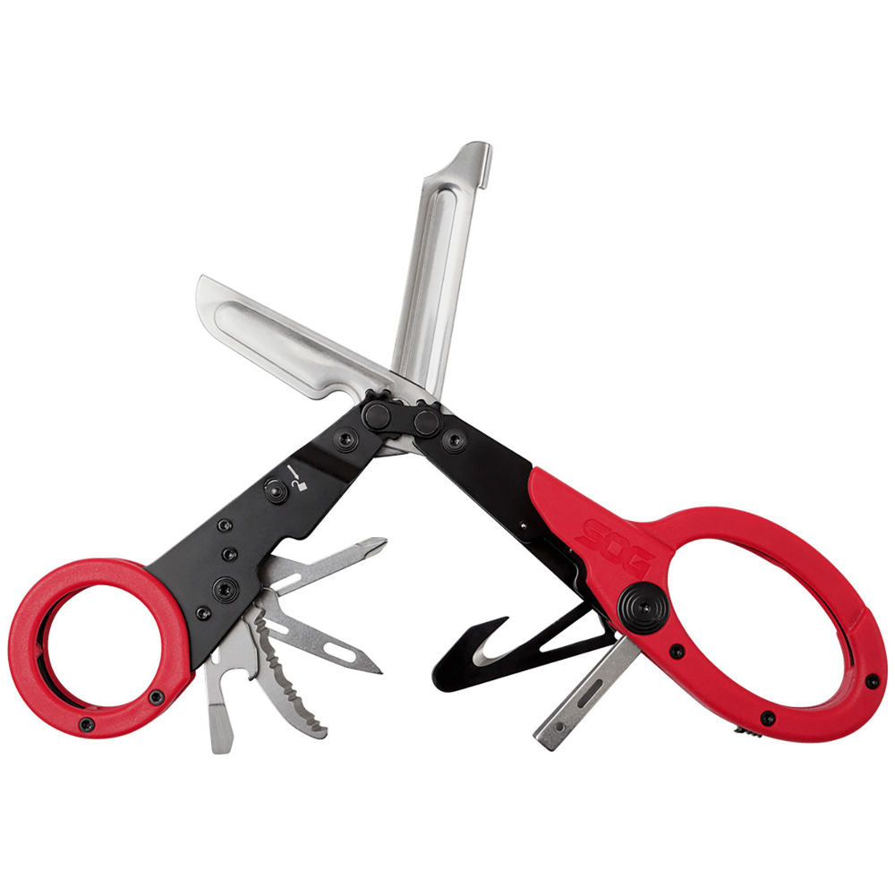 Sog Knives Parashears/Multi Tool Red, 11 Tools