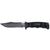 Sog Knives Seal Pup Fixed Knife Black, Clip Point, Combination Edge, 4.75\ Blade"